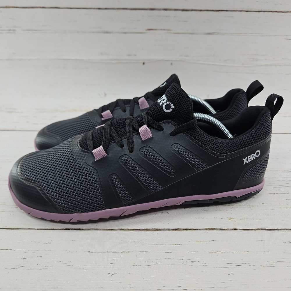 Xero Forza Womens 9 Shoes Sneakers Black Purple Barefoot Minimalist Run F220615W